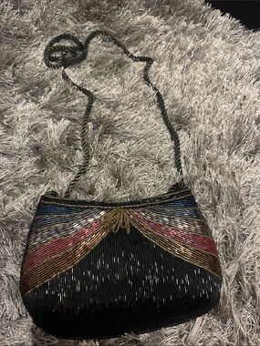 Vintage Beaded Evening Crossbody/ Clutch